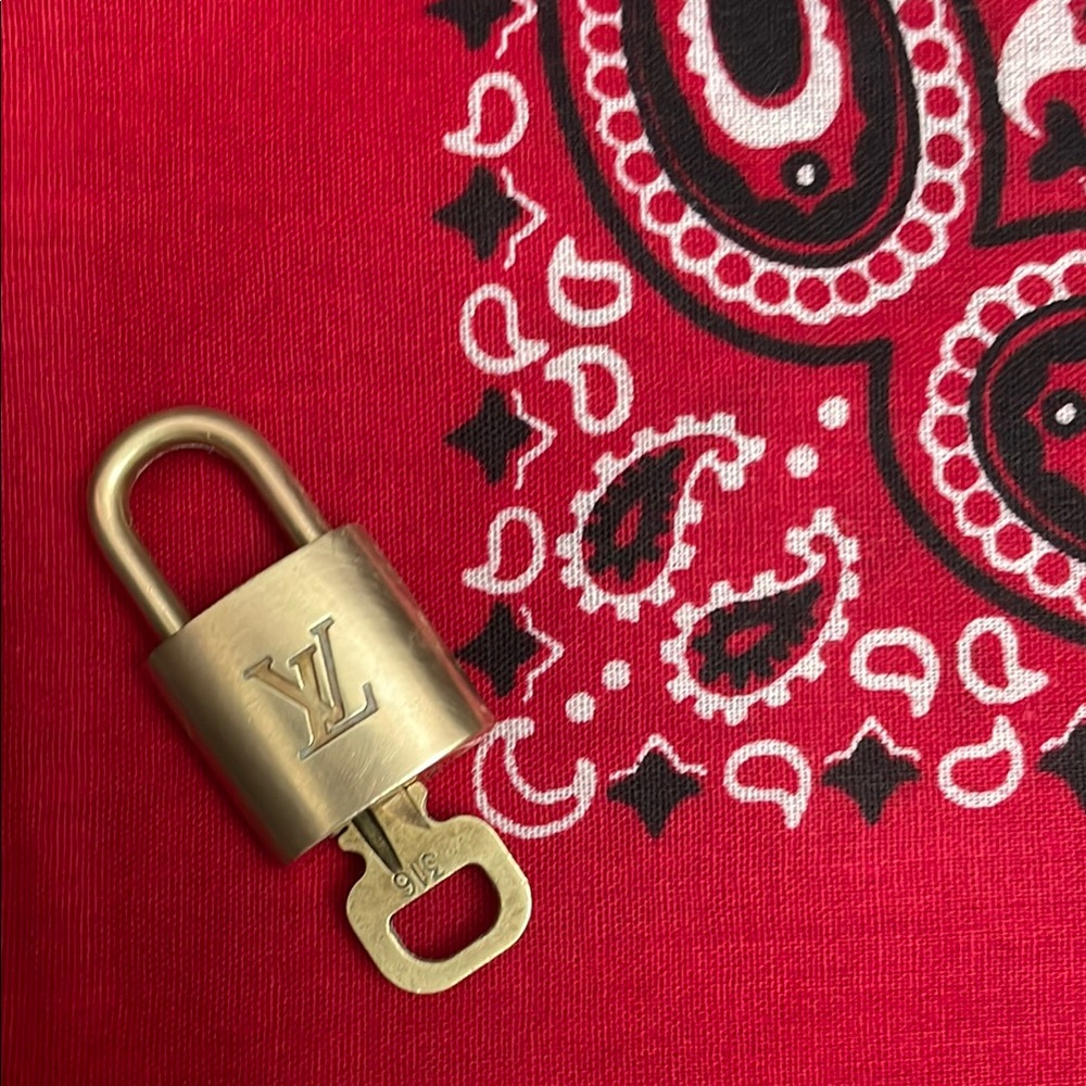 Authentic Louis Vuitton Luggage Lock with Key